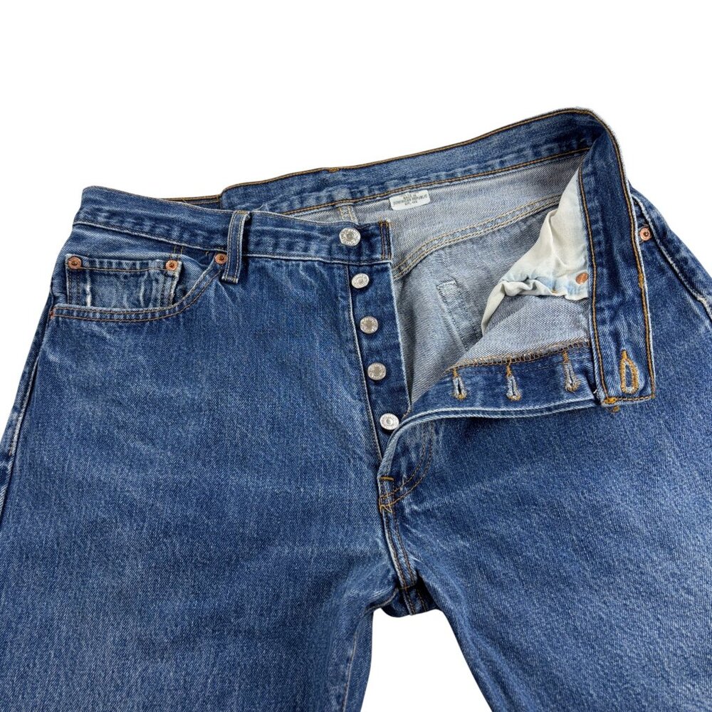 Levis 501xx Straight Jeans Mens Size 36 Button Fly
